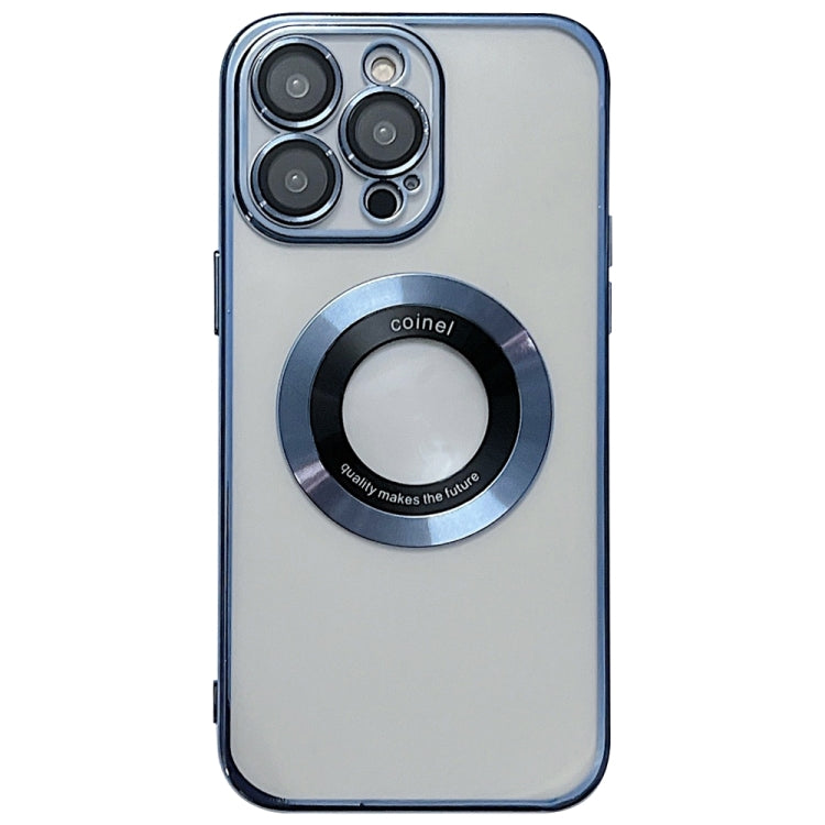 For iPhone 12 Pro Electroplating Magsafe TPU Phone Case(Blue) by buy2fix