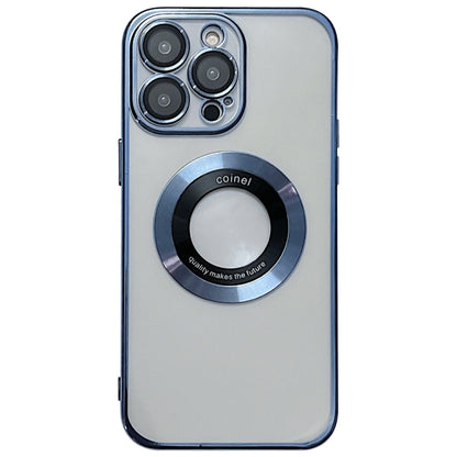 For iPhone 12 Pro Electroplating Magsafe TPU Phone Case(Blue) by buy2fix