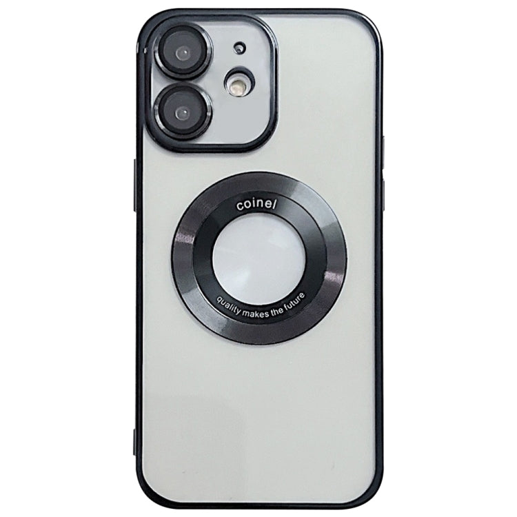 For iPhone 11 Electroplating Magsafe TPU Phone Case(Black) by buy2fix