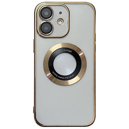 For iPhone 11 Electroplating Magsafe TPU Phone Case(Golden) by buy2fix
