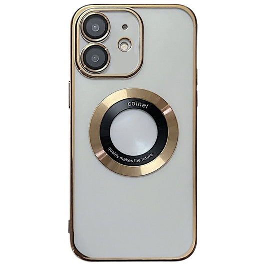 For iPhone 11 Electroplating Magsafe TPU Phone Case(Golden) by buy2fix