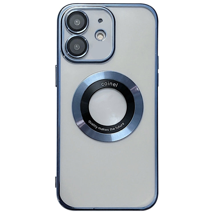 For iPhone 11 Electroplating Magsafe TPU Phone Case(Blue) - iPhone 11 Cases by buy2fix | Online Shopping UK | buy2fix