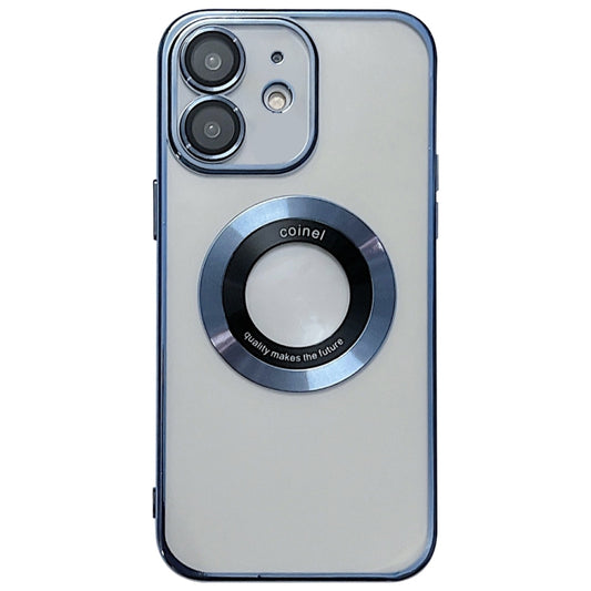 For iPhone 11 Electroplating Magsafe TPU Phone Case(Blue) - iPhone 11 Cases by buy2fix | Online Shopping UK | buy2fix