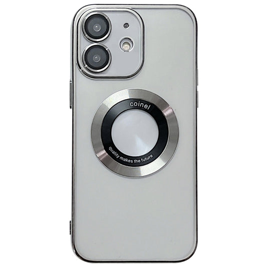 For iPhone 11 Electroplating Magsafe TPU Phone Case(Silvery) by buy2fix