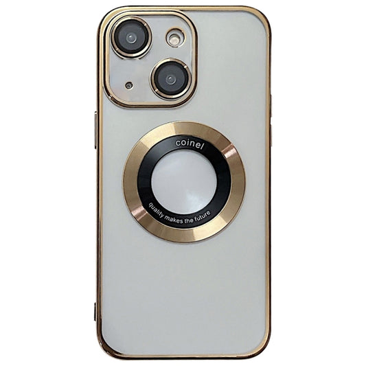 For iPhone 15 Electroplating Magsafe TPU Phone Case(Golden) - iPhone 15 Cases by buy2fix | Online Shopping UK | buy2fix