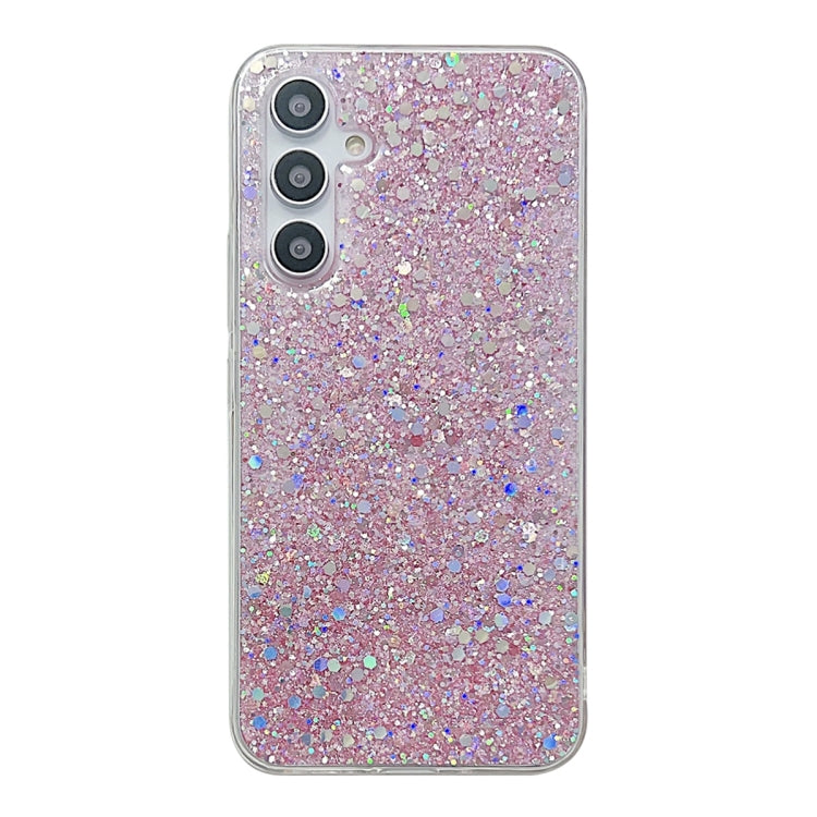 For Samsung Galaxy S23 FE 5G Glitter Sequins Epoxy TPU Phone Case(Pink) by buy2fix