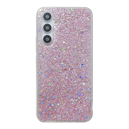 For Samsung Galaxy S23 FE 5G Glitter Sequins Epoxy TPU Phone Case(Pink) by buy2fix