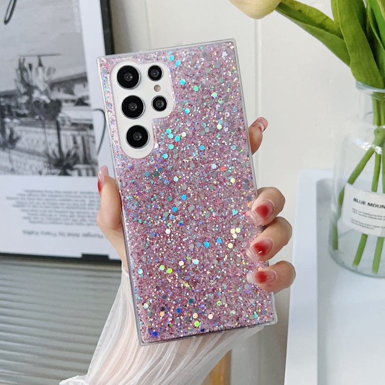 For Samsung Galaxy S23 FE 5G Glitter Sequins Epoxy TPU Phone Case(Pink) by buy2fix