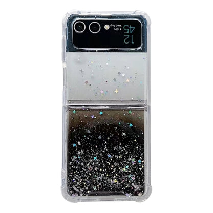 For Samsung Galaxy Z Flip3 Magsafe Glitter TPU Phone Case(Black) by buy2fix
