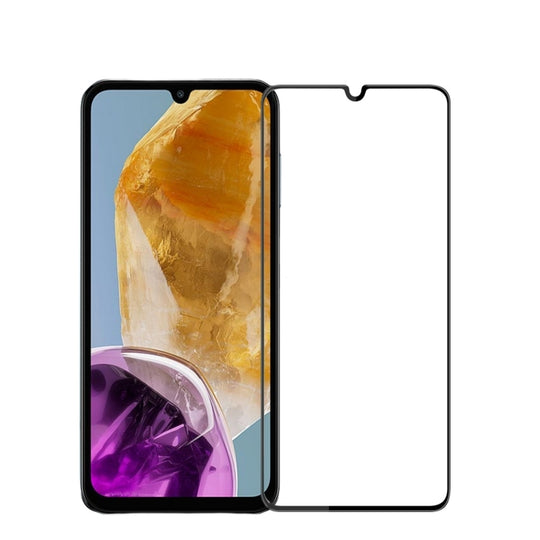 For Galaxy M15／F15 PINWUYO 9H 3D Full Screen Explosion-proof Tempered Glass Film(Black)
