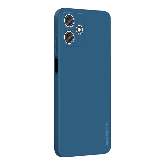 For Xiaomi Redmi 12 5G / Poco M6 Pro PINWUYO Sense Series Liquid Silicone TPU Phone Case(Blue) - Xiaomi Cases by PINWUYO | Online Shopping UK | buy2fix
