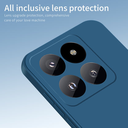 For Xiaomi 14 Pro PINWUYO Sense Series Liquid Silicone TPU Phone Case(Blue) - 14 Pro Cases by PINWUYO | Online Shopping UK | buy2fix