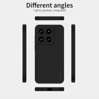For Xiaomi 14 PINWUYO Sense Series Liquid Silicone TPU Phone Case(Black) - Xiaomi Cases by PINWUYO | Online Shopping UK | buy2fix