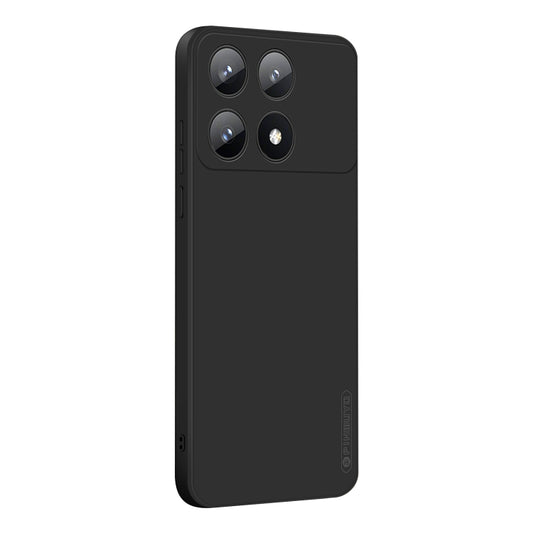 For Xiaomi Redmi K70E PINWUYO Sense Series Liquid Silicone TPU Phone Case(Black) - Xiaomi Cases by PINWUYO | Online Shopping UK | buy2fix