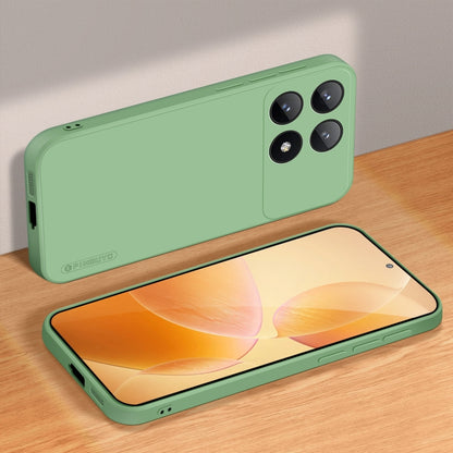 For Xiaomi Redmi K70E PINWUYO Sense Series Liquid Silicone TPU Phone Case(Green) - Xiaomi Cases by PINWUYO | Online Shopping UK | buy2fix