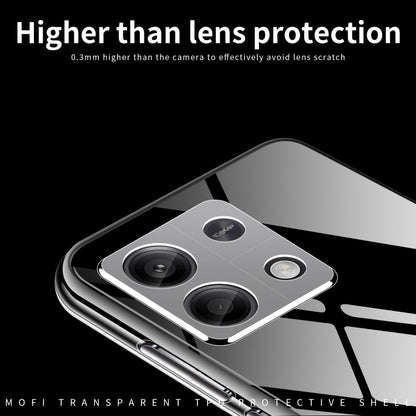 For Xiaomi Redmi Note 13 5G MOFI Ming Series Ultra-thin TPU Phone Case(Transparent) - Xiaomi Cases by MOFI | Online Shopping UK | buy2fix