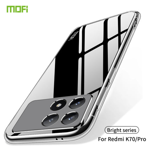 For Xiaomi Redmi K70 / K70 Pro MOFI Ming Series Ultra-thin TPU Phone Case(Transparent) - Xiaomi Cases by MOFI | Online Shopping UK | buy2fix
