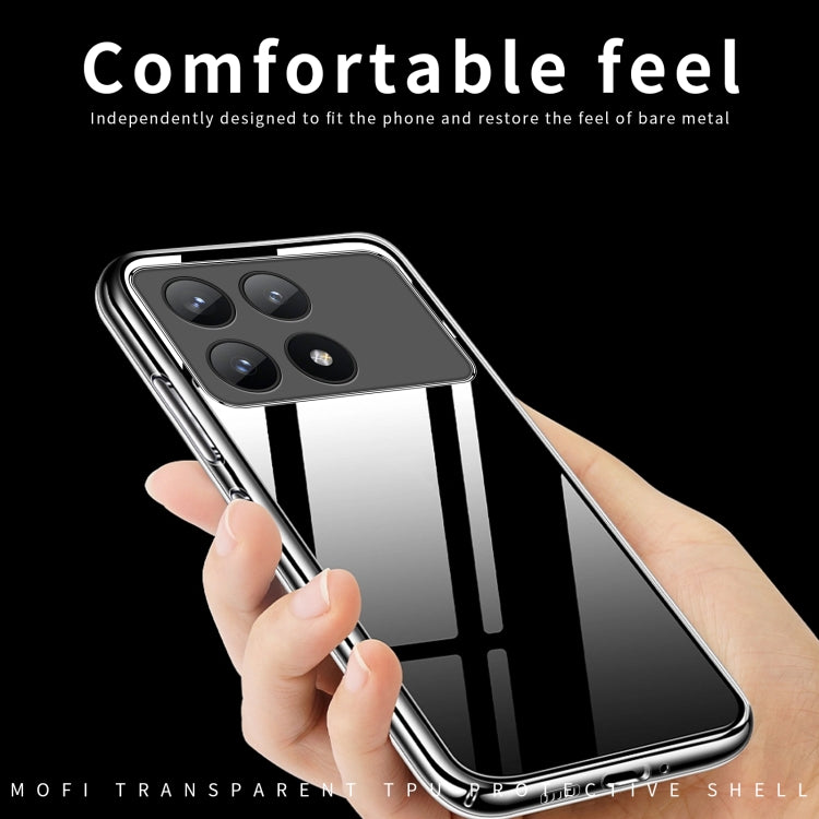 For Xiaomi Redmi K70 / K70 Pro MOFI Ming Series Ultra-thin TPU Phone Case(Transparent) - Xiaomi Cases by MOFI | Online Shopping UK | buy2fix