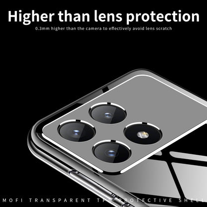 For Xiaomi Redmi K70 / K70 Pro MOFI Ming Series Ultra-thin TPU Phone Case(Transparent) - Xiaomi Cases by MOFI | Online Shopping UK | buy2fix