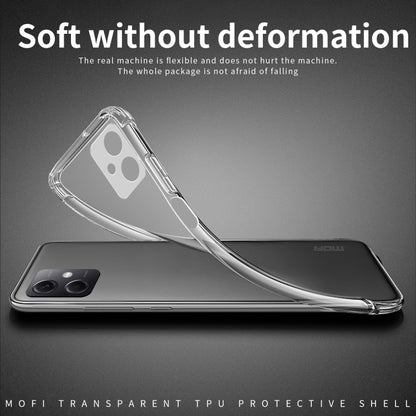 For Xiaomi Redmi 13C 5G MOFI Ming Series Ultra-thin TPU Phone Case(Transparent) - Xiaomi Cases by MOFI | Online Shopping UK | buy2fix
