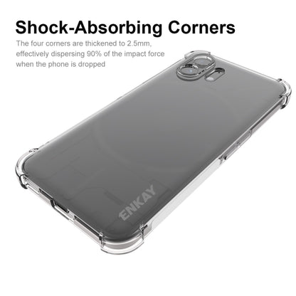 For Nothing Phone 2 ENKAY Hat-Prince Transparent TPU Shockproof Phone Case - Nothing Cases by ENKAY | Online Shopping UK | buy2fix