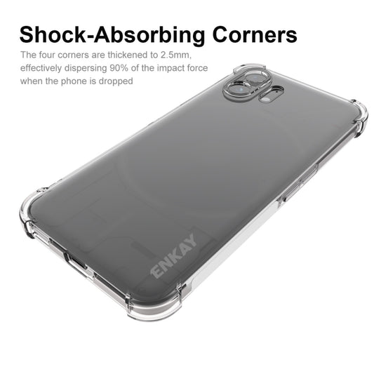 For Nothing Phone 2 ENKAY Hat-Prince Transparent TPU Shockproof Phone Case - Nothing Cases by ENKAY | Online Shopping UK | buy2fix
