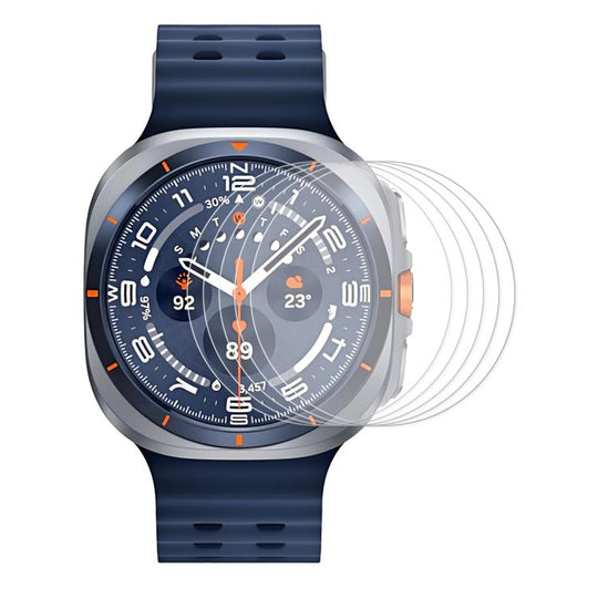 For Galaxy Watch Ultra2 2026 / 2025 / 1 2024 5pcs ENKAY 0.2mm 9H Tempered Glass Screen Protector Watch Film