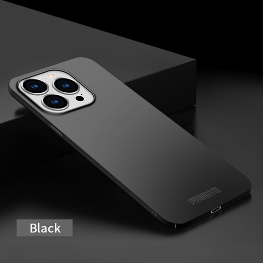 For iPhone 15 Pro PINWUYO Micro-Frosted PC Ultra-thin Hard Phone Case with Magsafe Magnetic Ring(Black) - iPhone 15 Pro Cases by PINWUYO | Online Shopping UK | buy2fix