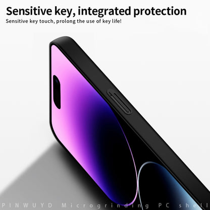For iPhone 15 Pro Max PINWUYO Micro-Frosted PC Ultra-thin Hard Phone Case with Magsafe Magnetic Ring(Gold) - iPhone 15 Pro Max Cases by PINWUYO | Online Shopping UK | buy2fix
