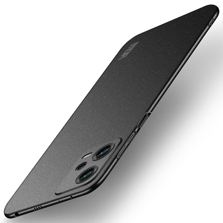 For Xiaomi Redmi Note 12 Pro Global MOFI Fandun Series Frosted PC Ultra-thin All-inclusive Phone Case(Black) by MOFI