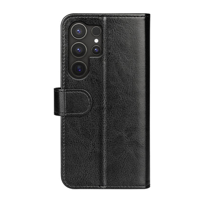 For Samsung Galaxy S25 Ultra 5G R64 Texture Horizontal Flip Leather Phone Case(Black) by buy2fix