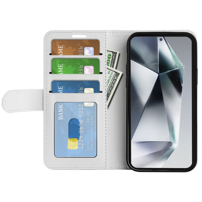 For Samsung Galaxy S25 Ultra 5G R64 Texture Horizontal Flip Leather Phone Case(White) by buy2fix