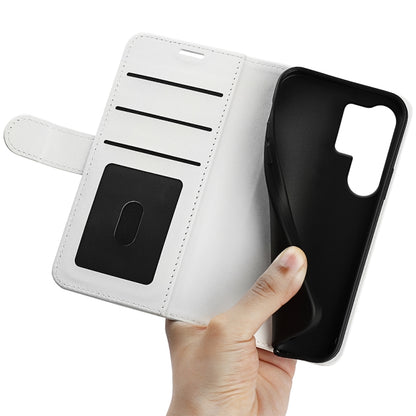 For Samsung Galaxy S25 Ultra 5G R64 Texture Horizontal Flip Leather Phone Case(White) by buy2fix