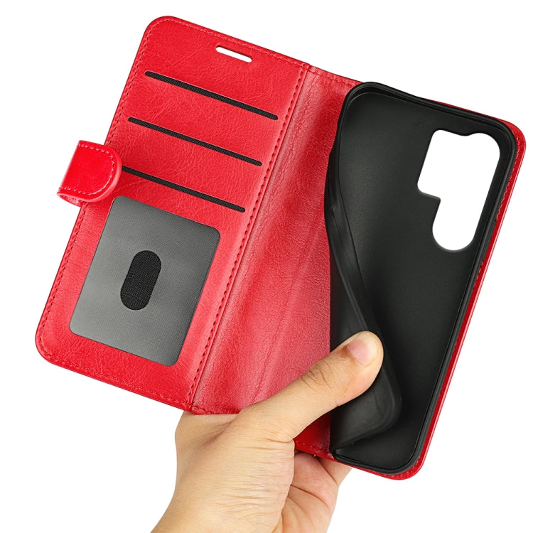 For Samsung Galaxy S25 Ultra 5G R64 Texture Horizontal Flip Leather Phone Case(Red) by buy2fix