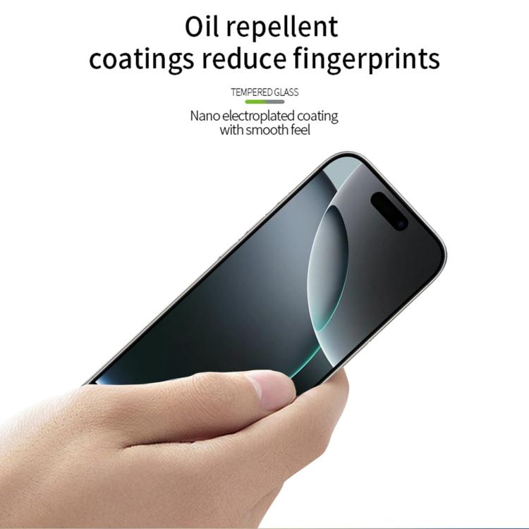 For iPhone 17 Pro PINWUYO 9H 2.5D Full Screen Tempered Glass Film(Black) - iPhone 17 Pro Tempered Glass by PINWUYO | Online Shopping UK | buy2fix