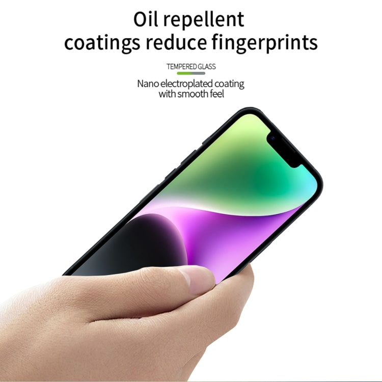 For iPhone 16e MOFI 9H 2.5D Full Screen Tempered Glass Film(Black) - iPhone 16e Tempered Glass by MOFI | Online Shopping UK | buy2fix