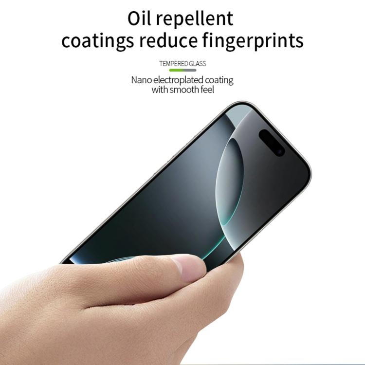 For iPhone 17 Pro MOFI 9H 2.5D Full Screen Tempered Glass Film(Black) - iPhone 17 Pro Tempered Glass by MOFI | Online Shopping UK | buy2fix