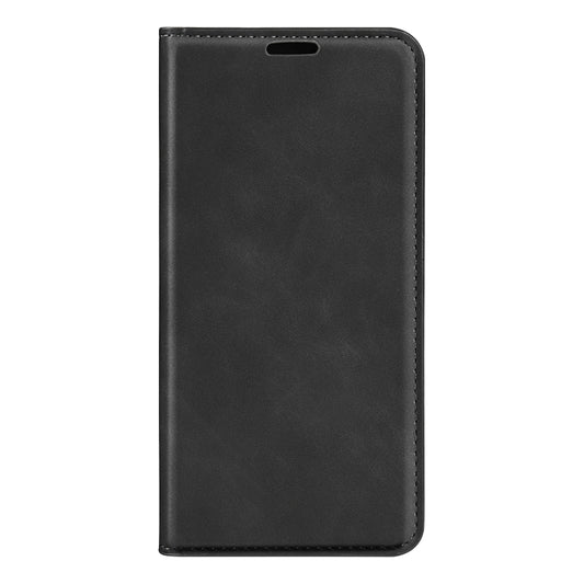 For Realme 12 5G Retro-skin Magnetic Suction Leather Phone Case(Black) - Realme Cases by buy2fix | Online Shopping UK | buy2fix
