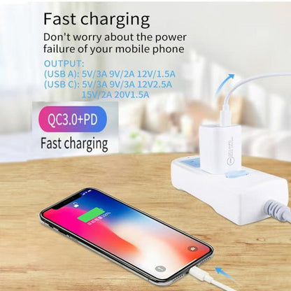 PD30W USB-C / Type-C + QC3.0 USB Dual Port Charger, AU Plug by buy2fix