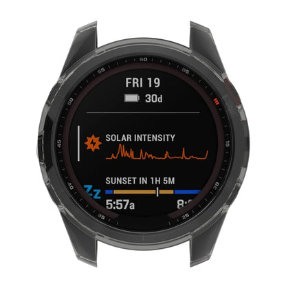 For Garmin Epix Pro 51mm Half-Package TPU Watch Protective Case(Transparent Orange) - Watch Cases by buy2fix | Online Shopping UK | buy2fix