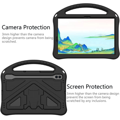 For Samsung Galaxy Tab S8 EVA Shockproof Tablet Case with Holder(Black) by buy2fix