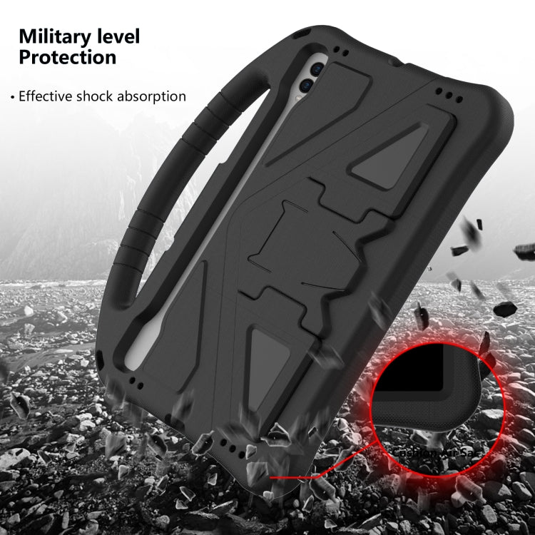 For Samsung Galaxy Tab S8 EVA Shockproof Tablet Case with Holder(Black) by buy2fix