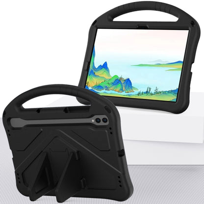 For Samsung Galaxy Tab S8 EVA Shockproof Tablet Case with Holder(Black) by buy2fix