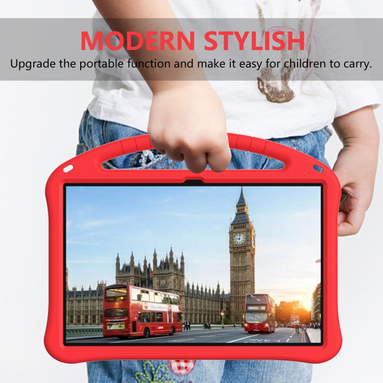 For Samsung Galaxy Tab S8 Ultra EVA Shockproof Tablet Case with Holder(Red) by buy2fix
