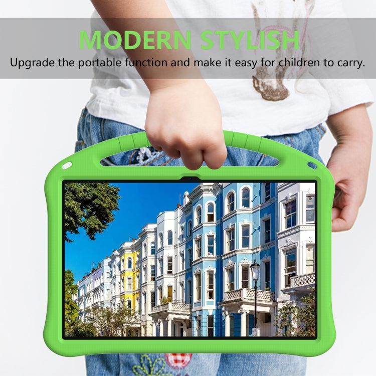 For Samsung Galaxy Tab S8 Ultra EVA Shockproof Tablet Case with Holder(Green) by buy2fix