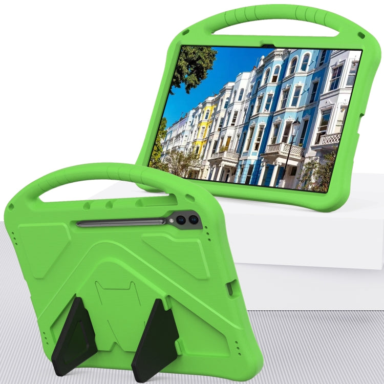For Samsung Galaxy Tab S8 Ultra EVA Shockproof Tablet Case with Holder(Green) by buy2fix