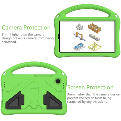 For Samsung Galaxy Tab A9 8.0 2023 EVA Shockproof Tablet Case with Holder(Green) by buy2fix
