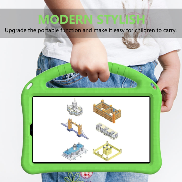 For Samsung Galaxy Tab A9 8.0 2023 EVA Shockproof Tablet Case with Holder(Green) by buy2fix