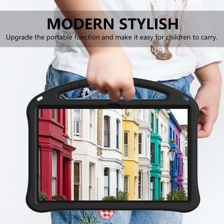 For Samsung Galaxy Tab S10 Ultra 14.6 EVA Shockproof Tablet Case with Holder(Black) by buy2fix