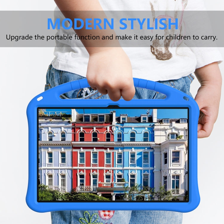 For Samsung Galaxy Tab S10 Ultra 14.6 EVA Shockproof Tablet Case with Holder(Blue) by buy2fix